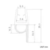 SONNI Duschdichtung 90cm für 6mm Glasstärken Produktbild-Vorschau 4