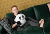 RAPPA Cozy Noxxiez HW723 Panda - caldo cuscino di peluche 3 Anteprima dell’immagine prodotto 3
