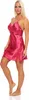 Damen kurzes Negligé Nachtwäsche Nachtkleid Dessous Satin; Produktbild-Vorschau 2