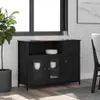 vidaXL Příborník černý 100x35x75 cm materiál na bázi dřeva Náhled obrázku produktu 1