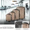 Set de 4 Valises Trolley - ABS - 4 Roues Pivotantes à 360° Voir les images du produit 3