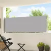 vidaXL Tenda laterale estensibile 100×500 cm Grigio Anteprima dell’immagine prodotto 12