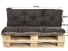 Coussins pour meubles en palettes assise 120x60 / dossier Voir les images du produit 2
