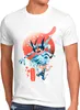 BaumwolleCloud Water Fight Herren T-Shirt monster game Produktbild-Vorschau 1
