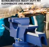 Wiltec Schraubstock Heavy Duty 125 mm Klemmbacke, Produktbild-Vorschau 2