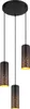 Globo Lighting Hängeleuchte Metall schwarz matt, 4x E27 Produktbild-Vorschau 1