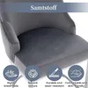 Flieks Esszimmerstühle 6er Set mit silber galvanisierte Produktbild-Vorschau 6