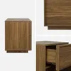 sweeek - Nachttisch mit Holzlook und 2 Schubladen - Produktbild-Vorschau 6