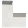 vidaXL Pfostenverbinder 4 Stk. L-Form Verzinktes Metall 81 Produktbild-Vorschau 2
