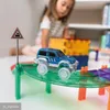 Cleverclixx 2x Rennbahnauto Blau & Rot 2er Set Racetrack, Produktbild-Vorschau 4