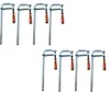 8 tlg Schraubzwingen Ganzstahl 200/300/400/500 x120 mm Produktbild-Vorschau 1