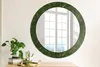 Ø70cm Spiegel - Glasrahmen mit Aufdruck - Wandspiegel Produktbild-Vorschau 3