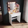 SONNI biała komoda 70x40x140cm Komoda z oświetleniem LED o Podgląd zdjęcia produktu 2