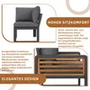 Garten-Lounge-Set 8 Personen 7-teilig – Sitzgruppe aus Produktbild-Vorschau 8