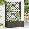 vidaXL Sadzarka z kratką 100x43x142 cm PP antracytowa Podgląd zdjęcia produktu 3