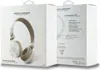 The image shows the front and back of a product box for wireless headphones. Voir les images du produit