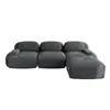 Modulares rahmenloses Ecksofa aus Cordstoff, ohne Montage, Produktbild-Vorschau 4