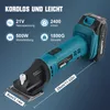 Bezprzewodowa maszyna do strzyżenia o mocy 500 W z 2 Podgląd zdjęcia produktu 2
