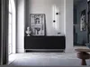 Komoda RTV Glamour Szafka RTV Glamour Czarny Mat 168 cm Podgląd zdjęcia produktu 4