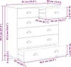 Commode à tiroirs vidaXL ASKIM, blanche, 91 x 40 x 95,5 cm Voir les images du produit 8