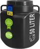 plasteo® 50 Liter Weithalsfass mit Deckel und Griffen Eckig Produktbild-Vorschau 1