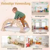 COSTWAY : arche d'escalade en bois avec coussin, balançoire Voir les images du produit 10