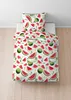 Castell Renforcé Bettwäsche 'Wassermelone' 135 x 200 cm Rot Produktbild-Vorschau 1
