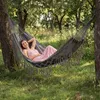 Luverno® Hängematte XXL - 200x150 cm, bis 200kg - Boho Produktbild-Vorschau 6