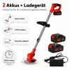 21V Akku Rasentrimmer mit 2 Akkus & Ladegerät, Produktbild-Vorschau 9