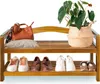 CASARIA® Schuhregal mit 2 Ebenen 75x26x42cm Produktbild-Vorschau 2