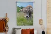 MuchoWow® Wandteppich Wandbehang Kuh - Braun - Landschaft Produktbild-Vorschau 4