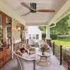 Sofucor Deckenventilator aus Massivholz ohne Licht, 136 cm, Produktbild-Vorschau 7