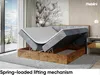 MEBLINI Boxspringbett mit Bettkasten - Gepolstert Produktbild-Vorschau 4
