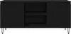 vidaXL TV-Schränk Schwarz Eichen-Optik 104 x 35 x 50 cm Produktbild-Vorschau 6