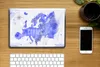 MuchoWow® Laptop Aufkleber Sticker Cover Karte - Lila - Produktbild-Vorschau 2