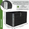 Hochbeet 4er Set Palettenrahmen Pflanzbeet 120x80x80 cm aus Produktbild-Vorschau 3