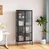 Vitrinenschrank 'Vinterhavn' mit 2 Türen 180 x 80 x 35 cm Produktbild-Vorschau 1