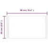 vidaXL Lustro łazienkowe LED 50x90 cm Podgląd zdjęcia produktu 5