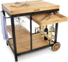 asado® Grillwagen Servierwagen Jack ausziehbar 89-157 cm Produktbild-Vorschau 2