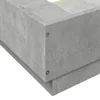 The Living Store Bettgestell Betongrau 90x200 cm Produktbild-Vorschau 7