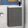 Badmöbel SILVIA 45 cm Waschbecken mit Unterschrank Produktbild-Vorschau 1