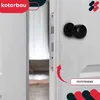 KOTARBAU® Türknauf Drehbar Schwarz Aluminium Türgriffe Produktbild-Vorschau 2