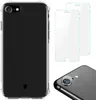 Bizon Case Clear Pack Hülle + 2x Glas + Linse für iPhone SE Produktbild-Vorschau 1