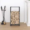 vidaXL Stojan na palivové dřevo antracit 40x30x80 cm Ocel Náhled obrázku produktu 3