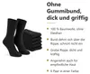 Black Snake 100% Baumwollsocken ohne Gummi Damen Herren 6 Produktbild-Vorschau 2