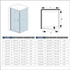 BxT: 80x76cm Duschkabine Duschabtrennung Eckeinstieg Dusche Produktbild-Vorschau 7