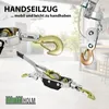 Handseilzug 4t 4000kg  mit Sicherheitslastenhaken Stahlseil Produktbild-Vorschau 4