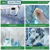 A collage of four images showing different applications of laboratory equipment. Produktbild-Vorschau