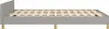 vidaXL Bettgestell ohne Matratze Hellgrau 140x200 cm Stoff Produktbild-Vorschau 5