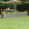 vidaXL Letto rialzato in acciaio verniciato a polvere Anteprima dell’immagine prodotto 2